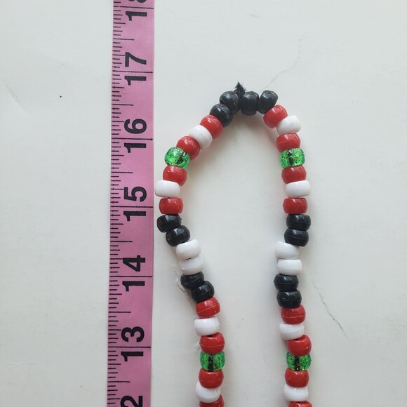 Piranha Plant Mushroom Perler Necklace - Picture 2 of 5